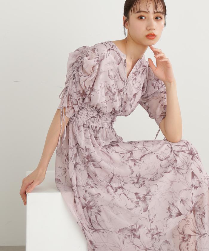 JILL by JILL STUART リリィフラワープリントワンピース 楽天市場】リリィフラワープリントワンピース JILL by JILL