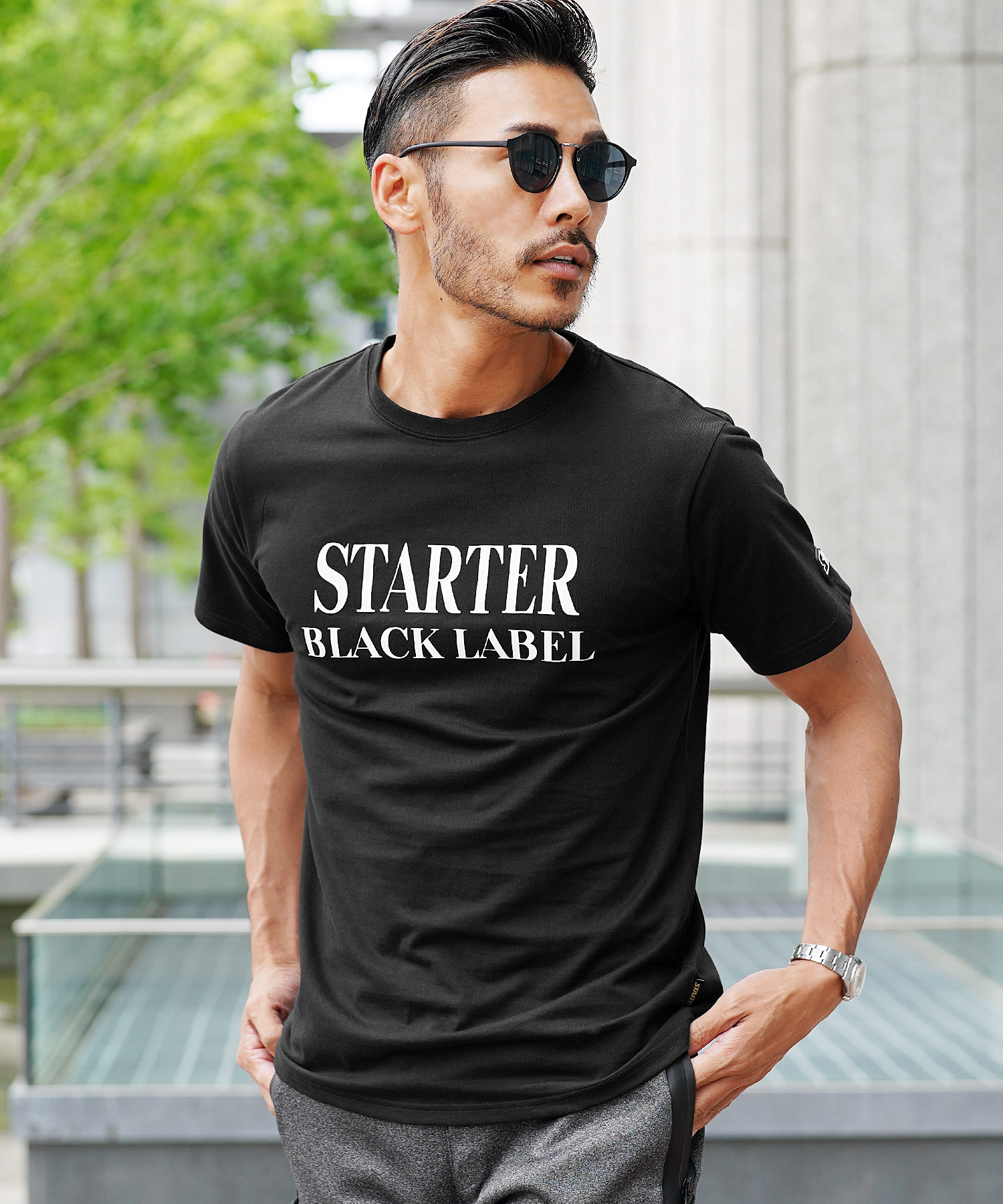 セール25%OFF】STARTER(スターター) シリコンプリントTシャツ / T