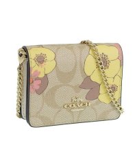 COACH/COACH コーチ FLORAL CLUSTER フローラル クラスター MINI WALLET ショルダー ミニ 二つ折り 財布/505387025