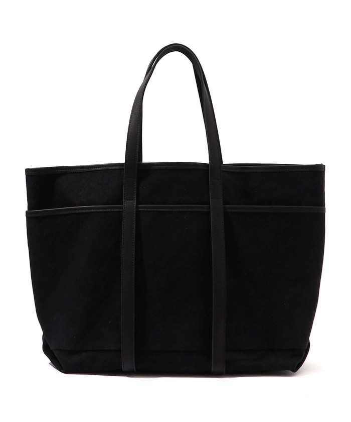 セール】【別注】AMIACALVA レザーハンドルキャンバストート