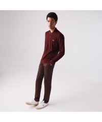 LACOSTE Mens/長袖 リブ カラ－ポロシャツ L1313 （杢・長袖)/505186695