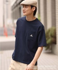 a.v.v (MEN)/【コラボ/KANGOL】胸ポケットプリントTシャツ/505373537