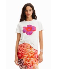 Desigual/花イラスト Tシャツ/505380869