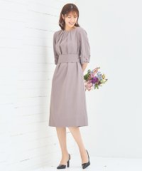 DRESS+/ドレスプラス DRESS+ フォーマル ワンピース オフィスカジュアル 袖あり コクーンワンピース/505388483