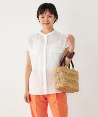 SHIPS Colors WOMEN/SHIPS Colors:〈洗濯機可能〉リネン フレンチスリーブ シャツ/505389350