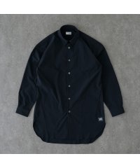 BRICK＆SONS/ブリックアンドサンズ BRICK & SONS NOTO QUALITY リラックスロングシャツ＜ブラック＞/505389371