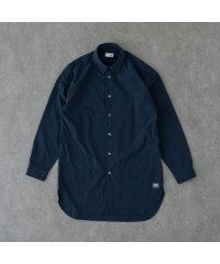 BRICK＆SONS/NOTO QUALITY リラックスロングシャツ＜ネイビー＞/505389375