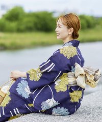 URBAN RESEARCH ROSSO/綿絽ゆかた 花と蔓/505389453
