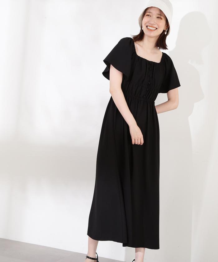 ナチュラルビューティー ベーシック ワンピース＆レザー ジャケット セット S 楽天市場】【SALE／10%OFF】サイドベルトフレアジャンスカ
