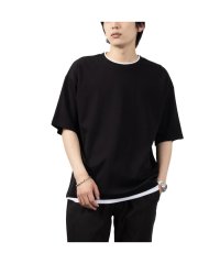 MAC HOUSE(men)/NAVY ネイビー SARARI 冷感レイヤードTシャツ QMH/03888SS/505390303