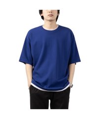 MAC HOUSE(men)/NAVY ネイビー SARARI 冷感レイヤードTシャツ QMH/03888SS/505390303