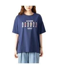 MAC HOUSE(women)/[大きいサイズ] CONVERSE コンバース シューズプリント半袖Tシャツ クイーンサイズ 3285－3724/505390306