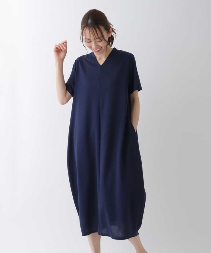 セール 50%OFF】コクーンシルエットワンピース(505392038 セール 50%OFF】コクーンシルエットワンピース(505392038