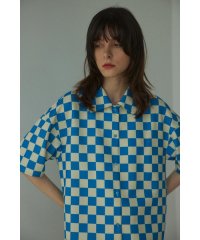 BLACK BY MOUSSY/no base collar patterned shirt/505392063