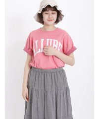 Samansa Mos2/袖配色プリントアソートTシャツ/505392407