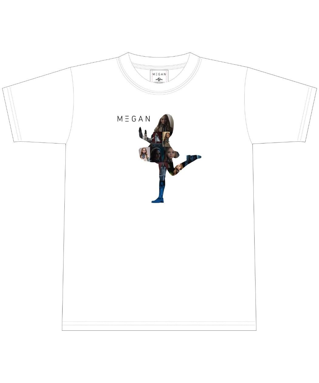 ミーガン[Tシャツ]T－SHIRTS 白 Mサイズ Lサイズ 【メール便可