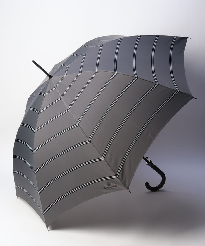 Aquascutum（アクアスキュータム）】 耐風ジャンプ式雨傘（長傘