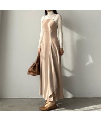 Louere/ルエレ Louere フレアラッフルキャミワンピース/505395109