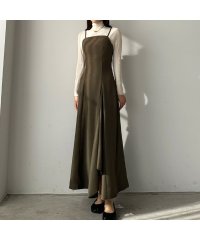 Louere/ルエレ Louere フレアラッフルキャミワンピース/505395109