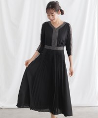 PourVous/プールヴー PourVous 結婚式パーティードレスロングと七分袖シフォンお呼ばれフォーマル ワンピース 20代 30代 40代/505395481
