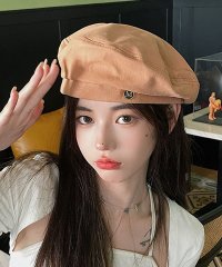 Dewlily/デューリリー Dewlily カジュアルベレー帽 韓国ファッション 10代 20代 30代 シンプル かわいい ベレー帽子 小顔効果あり 折りたたみ可能 収納便/505395703