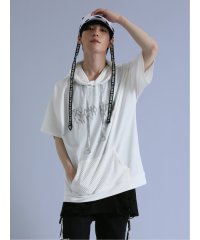 semanticdesign/セマンティックデザイン semanticdesign SD×PSYCHONATION 半袖BIGプルパーカー+タンク アンサンブル 半袖 メンズ Tシャツ カッ/505396072