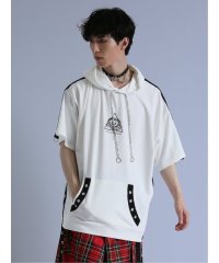 semanticdesign/SD×PSYCHONATION ハトメアイコン 半袖BIGプルパーカー 半袖 メンズ Tシャツ カットソー カジュアル インナー ビジネス ギフト プレゼント/505396073