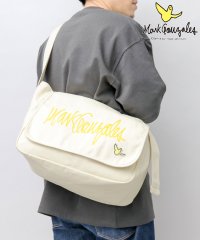 Mark Gonzales/ワットイットイズント アートバイ マークゴンザレス What it isNt ART BY MARKGONZALES キャンバス フラップ付き ニュースペーパー/505396554