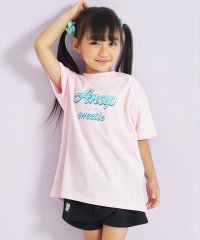 ANAP KIDS/ラメプリントビッグTシャツ/505396667