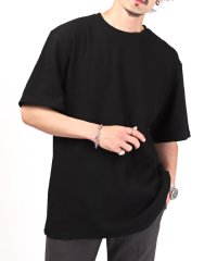 LUXSTYLE/ランダム針抜きワッフルクルーネックTシャツ/Tシャツ メンズ 半袖Tシャツ ワッフル サーマル/505396691