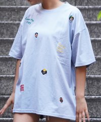 1111clothing/オーバーサイズ Tシャツ メンズ ビッグTシャツ レディース おじさん デザイン Tシャツ ビッグシルエットTシャツ 半袖Tシャツ 綿100% ワンポイント/505396882