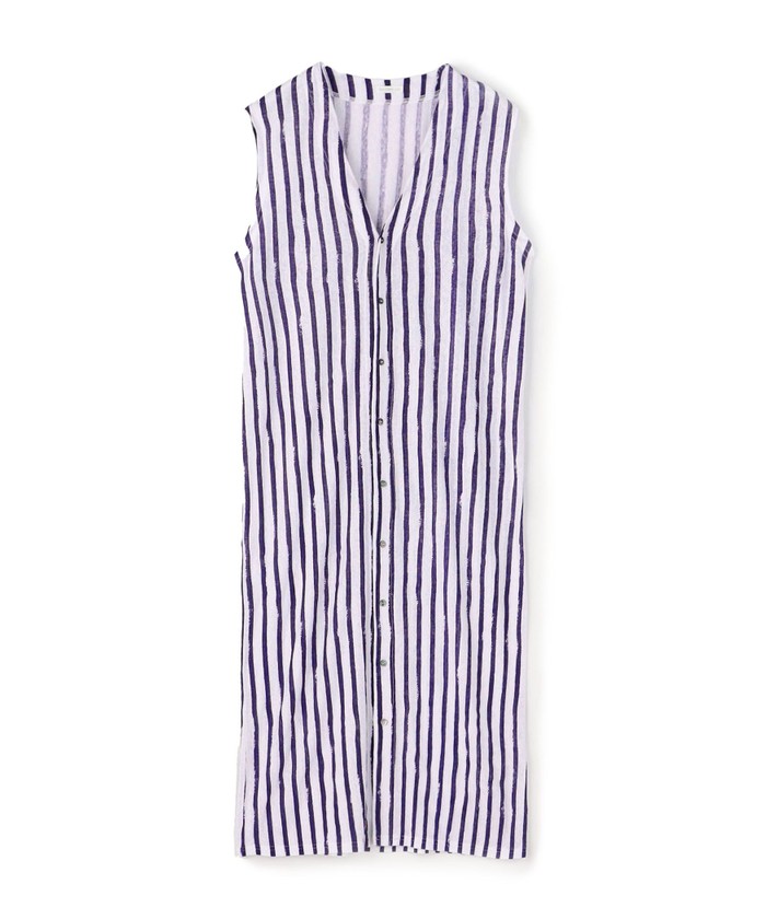 【美品】GALERIE VIE リネンジャージ ノースリーブロングジレ 2023 セール 30%OFF】リネンジャージ ノースリーブロングジレ