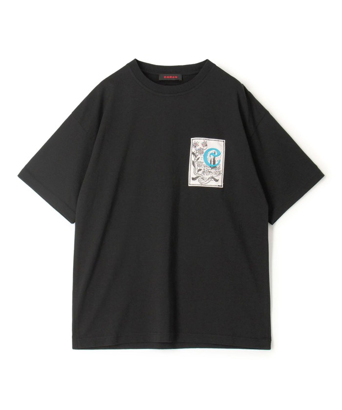 CABaN ドライスビンコットン IBIZA プリントTシャツ(505397273