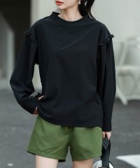 TeddyShop/テディショップ Teddyshop レディース水着 長袖フリルラッシュガード＋ショートパンツ 上下2点セット【返品不可商品】/505399098