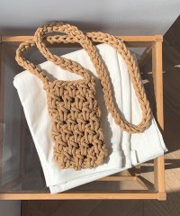 ARGO TOKYO/Mesh Knitting Smartphone Shoulder Bag 26151 メッシュ編みスマホショルダーバッグ　スマホ―バッグ　ショルダーバッグ　メ/505373017