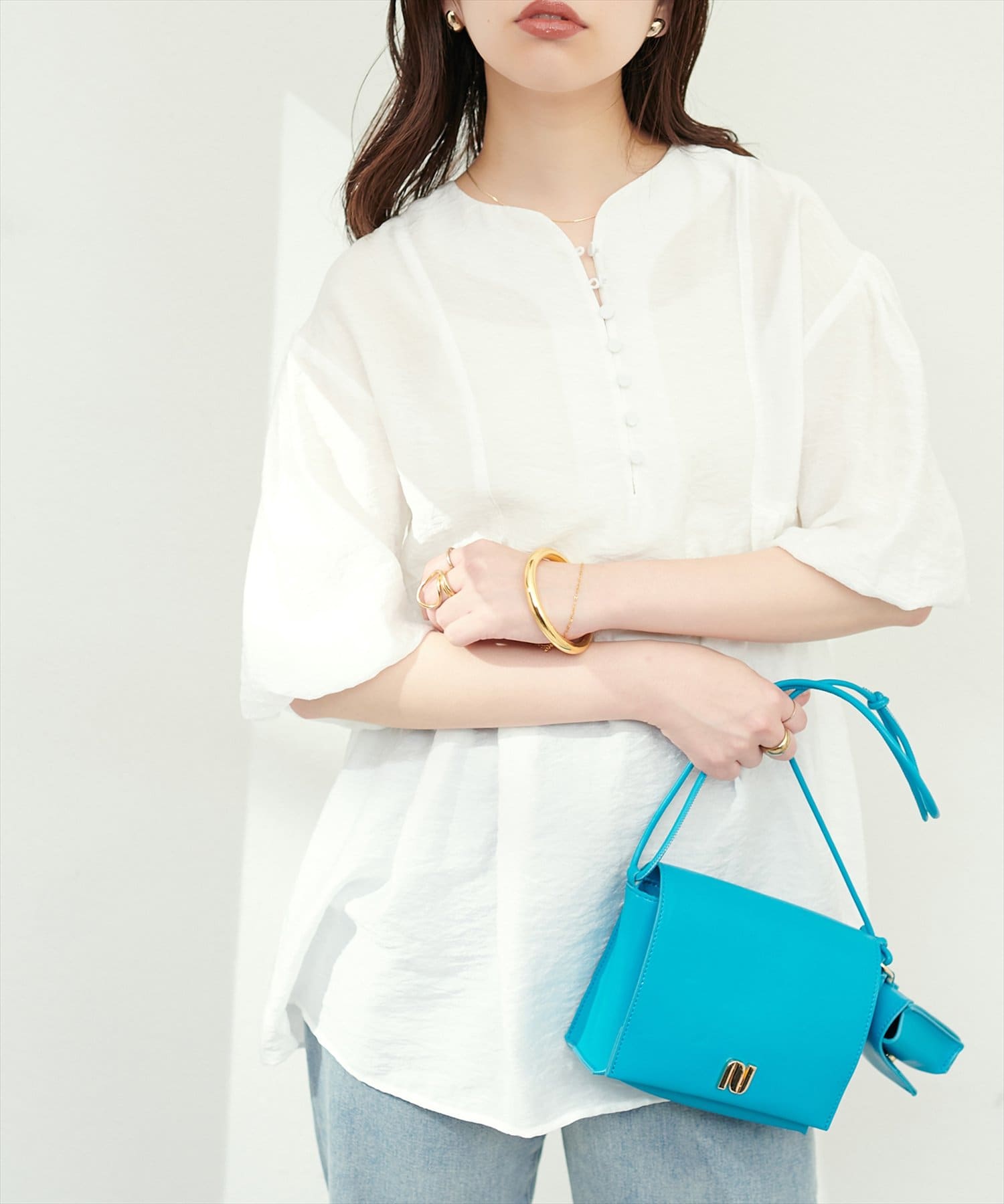 セール 40%OFF】【every very nice claup】ふんわりタックチュニック