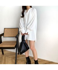 callautia/カラウティア callautia callautia ギャザーチュニックブラウス/505395023