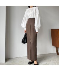 Louere/ルエレ Louere Louere ハイウエストスリットペンシルスカート/505395117