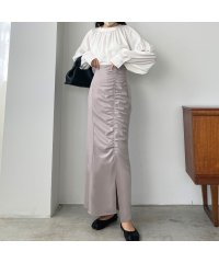 Louere/ルエレ Louere Louere ギャザースリットスカート/505395119
