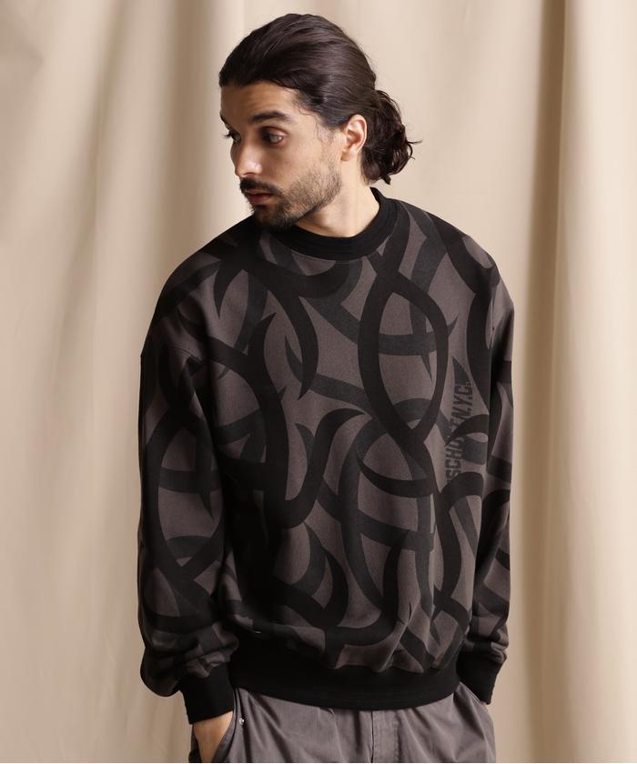 セール】WEB LIMITED/TRIBAL CAMO SWEAT/トライバルカモ