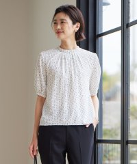 J.PRESS LADIES（LARGE SIZE）/スクエアキカプリント カットソー/505402764