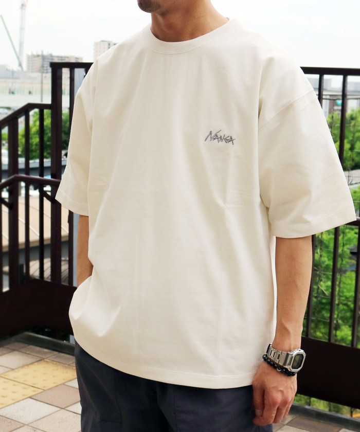 NANGA×Grand PARK別注バックプリントTシャツ(505387829