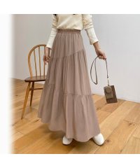 callautia/カラウティア callautia callautia アシンメトリーティアードスカート/505395304
