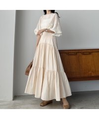 Louere/ルエレ Louere Louere ワッシャーティアードスカート/505395459