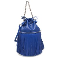 J&M DAVIDSON/ジェイアンドエムデヴィッドソン J&M DAVIDSON ハンドバッグ ショルダーバッグ フリンジカーニバル ブルー レディース J&M DAVIDSON LM/505403631