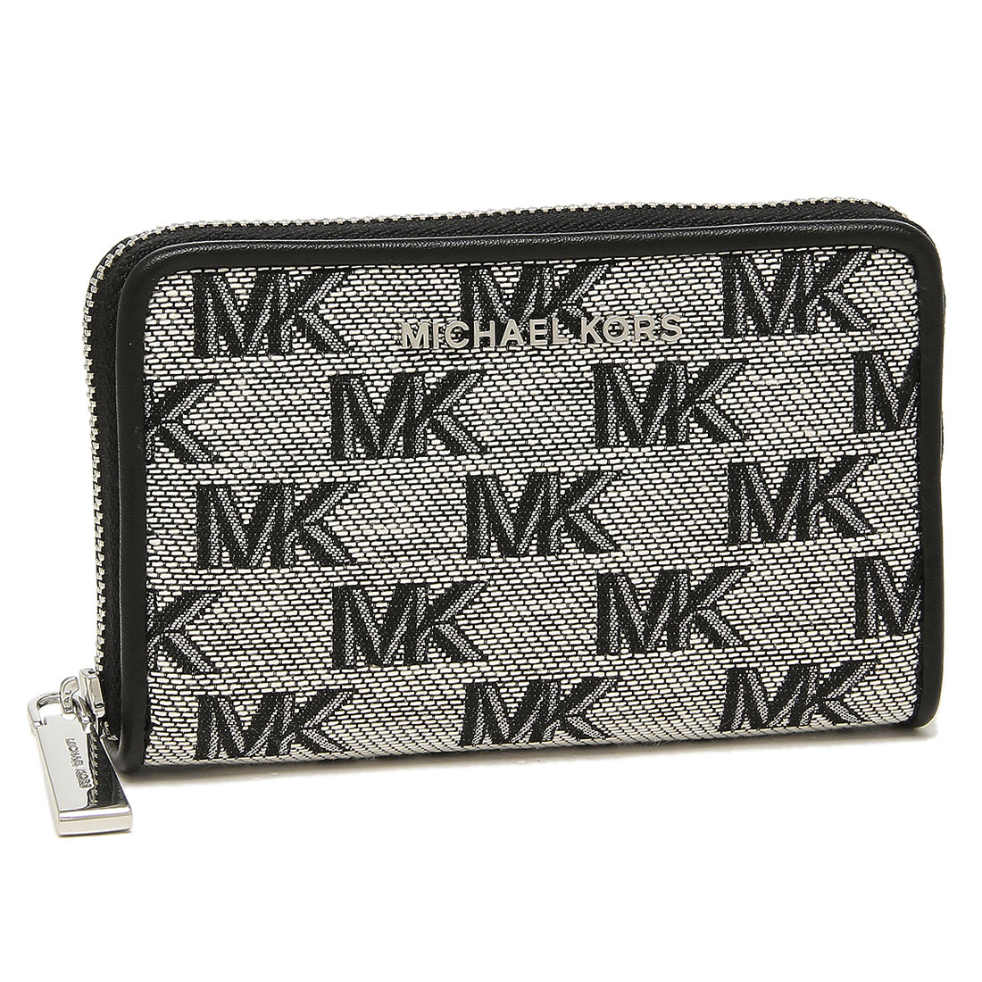 セール12%OFF】マイケルコース カードケース ジェットセットセット ... マイケルコース フラグメントケース カード/コインケース MKシグネチャー レザー ミニ財布 黒 メンズ ブラック Michael Kors