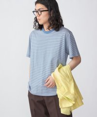 SHIPS MEN/SHIPS: ALBINI オーガニックコットン マイクロボーダー Tシャツ/505404374