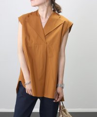 Aletta vita/アレッタ ヴィータ Aletta vita コットンポプリンオープンカラーフレンチブラウス/505404595