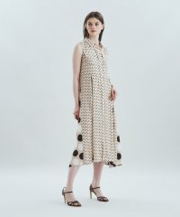 GRACE CONTINENTAL/ドットコンビシャツドレス/505405502