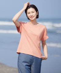 J.PRESS LADIES/【WEB限定カラーあり・接触冷感・UVケア】コンパクトコットンスムース タックスリーブ カットソー/505405522